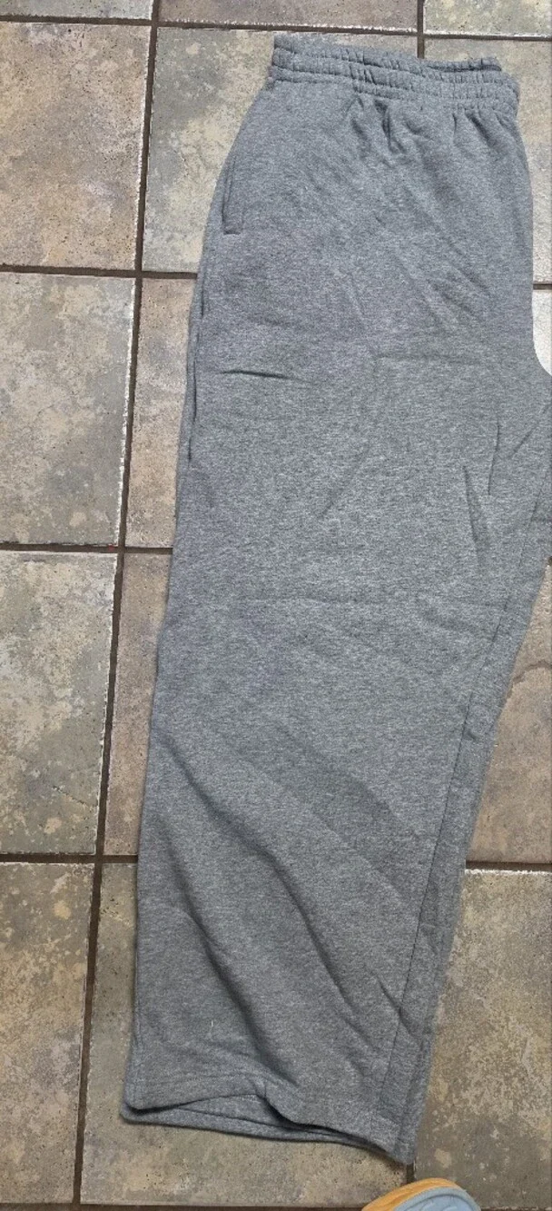 Vintage Y2K Starter Grey Fleece Sweatpants Men's 3XL (48-50) Drawstring NWT